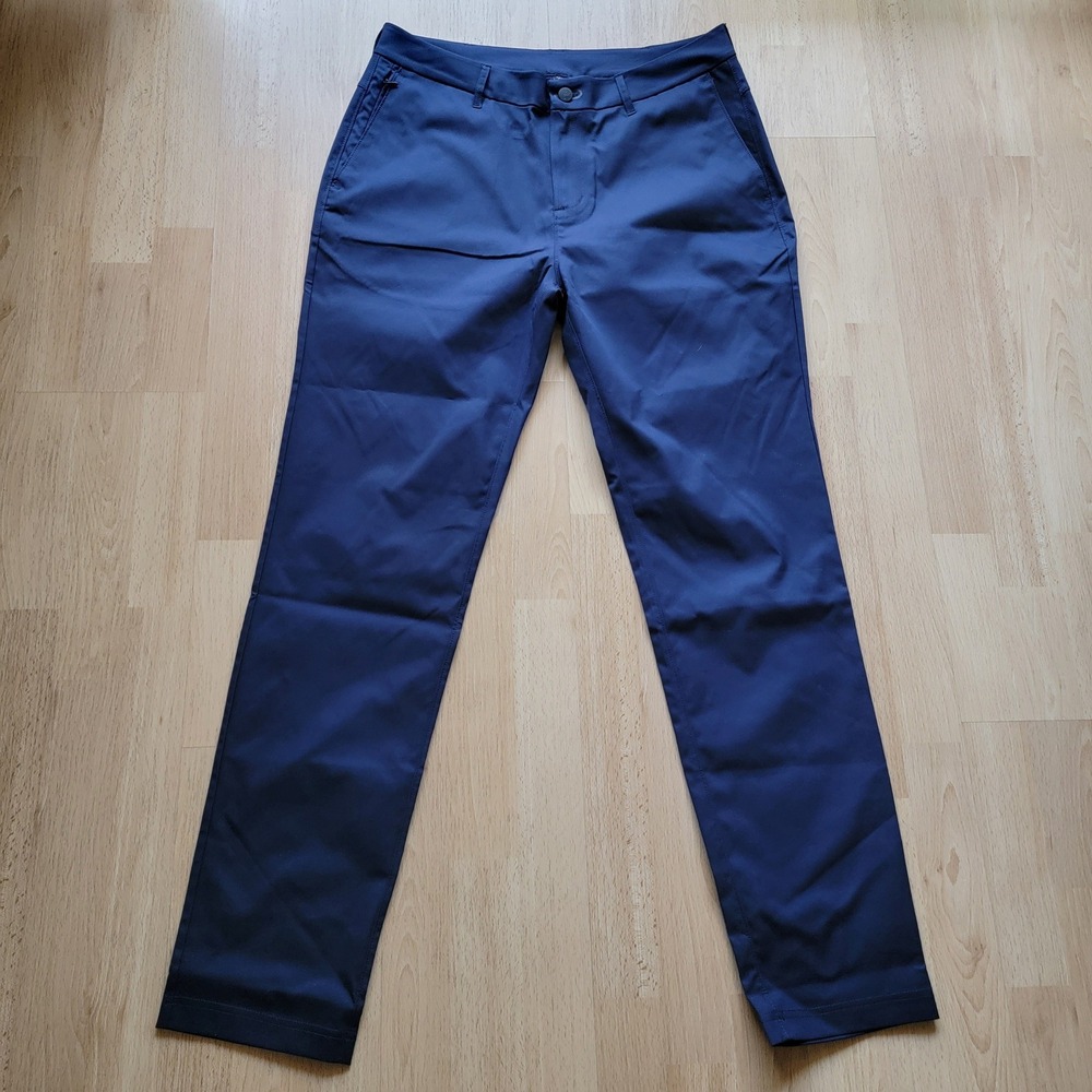 NWOT Public Rec All Day Every Day 5 Pockets Pant Mens 33/34 Navy Blue Stretch